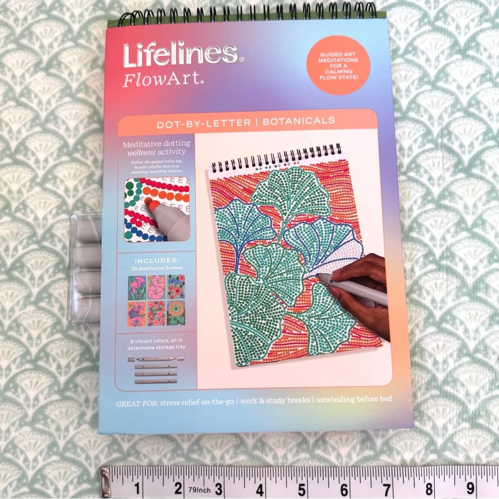 New Dot Art Kit. Includes Drawing Pad, Markers, and Instructions. FlowArt. - Picture 11 of 14